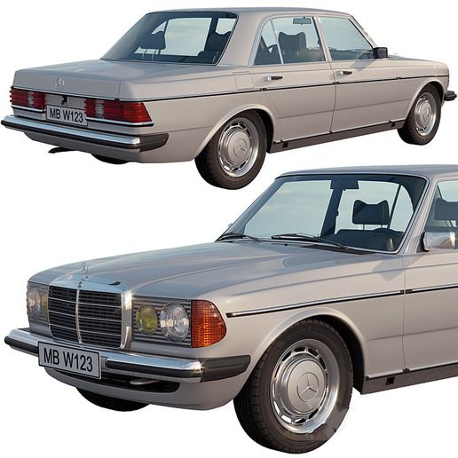 Archivo 3D Mercedes benz W123 🚗 ・Modelo de impresión 3D para descargar ...