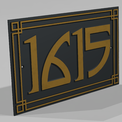 House-Number-Plaque.png Arts & Crafts Style House Number Plaque