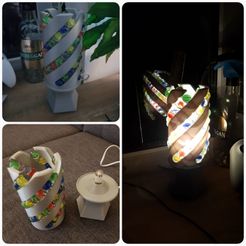 20180209_180140.jpg Free STL file Marble Desk Lamp・3D printing template to download