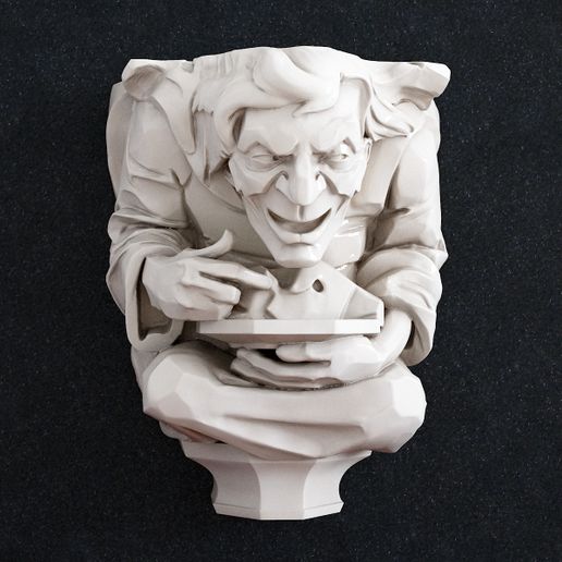 Gargoyle bracket architecture 3D model