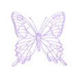 Butterfly.stl Beautiful 2D Butterfly