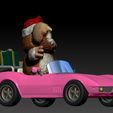41.jpg Gizmo in a pink Corvette