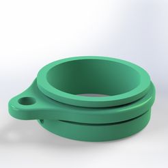 Flag_swivel_joint_v2_rendering.jpg Free STL file Flag swivel joint・3D print design to download