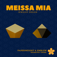 01.-Bisymmetric-Hendecahedron.png 01. Bisymmetric Hendecahedron Paperweight – 42. Space Filling Polyhedra Paperweight and emblem - Geometric Paperweight - Sacred Geometry emblem for Home Decoration