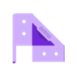 3030_tall_-_base_notched_M6.stl Extrusion Corner Plate Brackets for 1515, 2020, 2525, 3030, or 4040