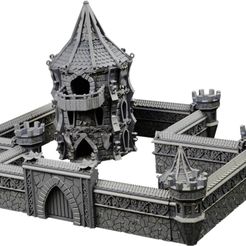 Elven-City-Walls-1-Mystic-Pigeon-Gaming-2-w.jpg Elven city walls and modular air spire tower