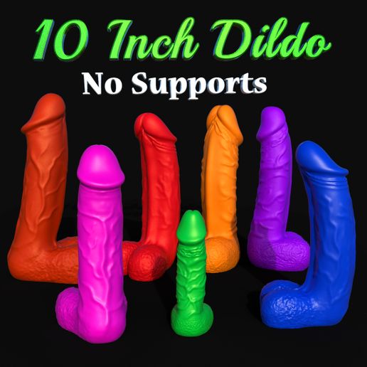 10_inch_dildo.634.jpg Download STL file 10 inch Dildo • 3D printer model, iradj3d