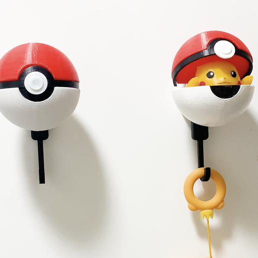 스크린샷-2022-06-20-오후-9.12.12.png STL-Datei Pokémon Pokeball-Schlüsselanhänger (Pikachu, Gengar)・3D-Druckvorlage zum Herunterladen, baekgongbang
