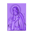0122.stl saint cnc router art christian catholic