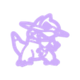 611 Fraxure.stl Pokemon: Fraxure Cookie Cutter
