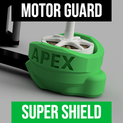 Apex5MGSS.png IMPULSERC APEX 5 SUPER SHIELD MOTOR AND FRONT ARM GUARD PROTECTION BUMPER