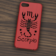 CASE IPHONE 7 Y 8 SCORPIO V1 7.png Case Iphone 7/8 Scorpio sign