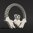 Shapr-Image-2023-03-27-203617.png The Claddagh Irish symbol, two hands holding a crowned heart, decoration, jewellry Hands, Heart and Crown,  symbol of romance
