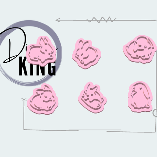 easter / rabbit / basket / basket / duck / eggs / carrot 3D model