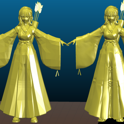 3D file ESHUNE from the anime Futoku no Guild 👩・3D print object to  download・Cults