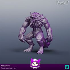 Rougarou-front.jpg Fichier 3D Syndicat de la chasse | Rougarou・Objet pour impression 3D à télécharger