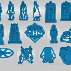 doctorwho-group.jpg Lot de 15 emporte-pièces Doctor Who