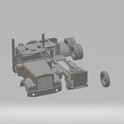 kenworth k 3D model