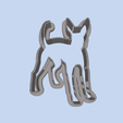 model-1.png American Hairless Terrier (2) COOKIE CUTTERS, MOLD FOR CHILDREN, BIRTHDAY PARTY