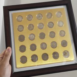 2euro_display_1.jpg Free STL file 2 Euro coins display・Model to download and 3D print