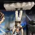 WB8.jpeg Wampa Cave Figure Holder Fits Vintage/POTF Star Wars 3.75" Figs