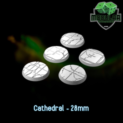 28mm.png Cathedral Bases - 28mm set