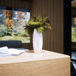 Imagen19_002.png Archivo STL Florero - Jarron decorativo・Plan imprimible en 3D para descargar