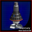 SPA_MER-4.jpg NASA Spacecraft - Mercury Space Capsule