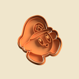 kirby-mario-bros-cutter-stamp-3d-model-stl-file.png kirby mario bros cookie cutter + stamp - 3d model
