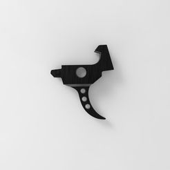 WE_AK_Trigger_Holed_1.jpg STL file WE AK FLAT HOLED TRIGGER・Model to download and 3D print