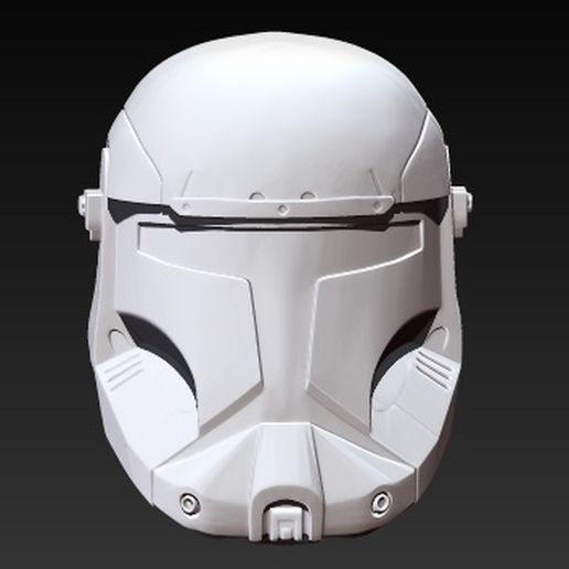 STL file Clone Commando helmet (Star Wars Black Series. 1:12)・Template ...