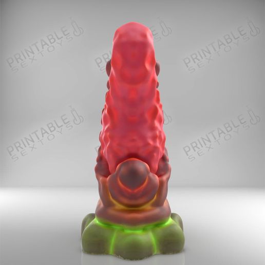 Anal/Vaginal Dildo - The Scarlet Abyss STL File for Cults