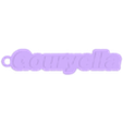 gouryella-kc.STL gouryella - keychain and logo