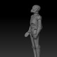 ScreenShot1300.jpg Star Wars .stl Imperial Droid .3D action figure .OBJ Kenner style.