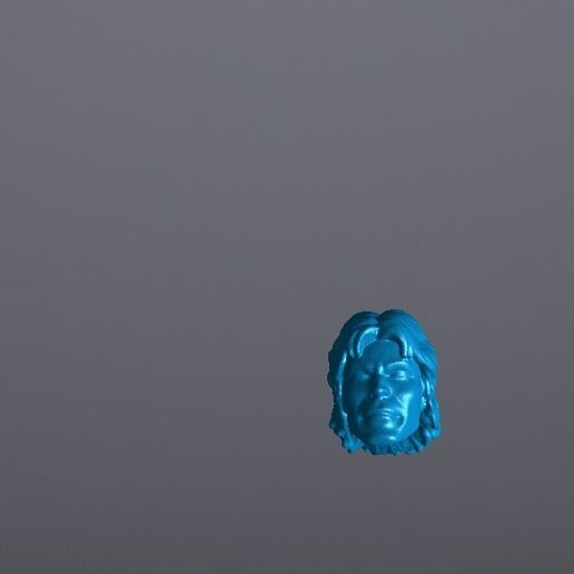 Masters of the Universe (1987) Head Head Dolph Lundgren Masterverse - 3D model önizlemesi