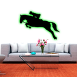 green.png Jumping Horse with rider
