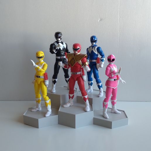 🦸 Action Figure Hexagon Risers - Action Figure Hexagon Risers・ STL File ...