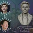 01.jpg Kim Nam-joon Bust 3D print model