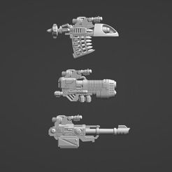 1.png STL file Alternative Heavy Weapon Set For New Heresy Boys・Model to download and 3D print