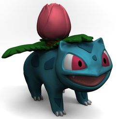 untitled.23.jpg Archivo STL 002 - Ivysaur・Objeto imprimible en 3D para descargar