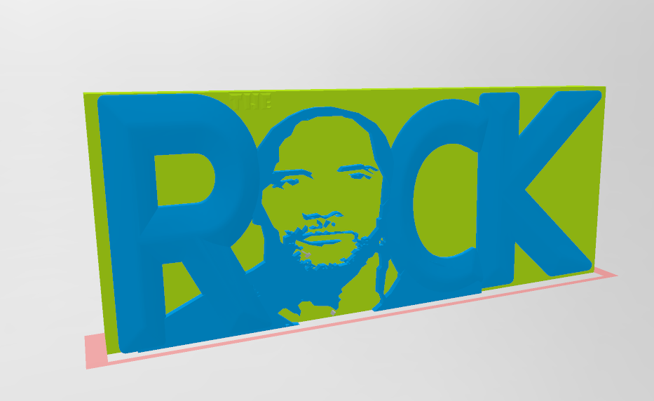 Download STL file The Rock brick • Model to 3D print ・ Cults