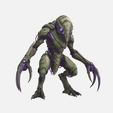 ALIEN3.png Alien Royal Guard Figure STL | Sci-Fi Warrior Creature for Dioramas & Display "Alien SERIES"