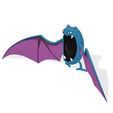6.jpg POKÉMON Pokémon bat bat 3D MODEL RIGGED bat DINOSAUR Pokémon Pokémon