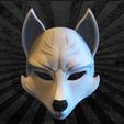 11.jpg Kitsune Mask Anime Mask 3D print model