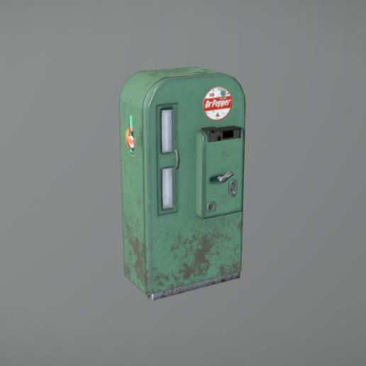 accecories diorama vending 02 3D model