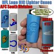 Bic-NFL-AFC-South-Img.jpg NFL Football Bic Lighter Cases AFC South Division Colts Jaguars Texans Titans Oilers