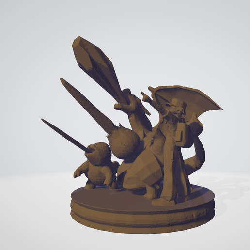 Pokemon trainer final smash trophy - 3D model önizlemesi