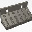 NozzleBoxFusion01.jpg Free STL file M6 Nozzle Box with Skadis Pegboard Inserts・Design to download and 3D print