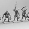 Lined-Up-10.jpg Free STL file Possessors of Highly Infectious Diseases・Object to download and to 3D print