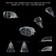 Proyecto-nuevo-2023-07-21T213754.117.png TOP FUEL FUEL CARBON FUEL FUEL INJECTOR HAT 6 FOR MODEL KIT - RC - SLOT - CUSTOM DIECAST